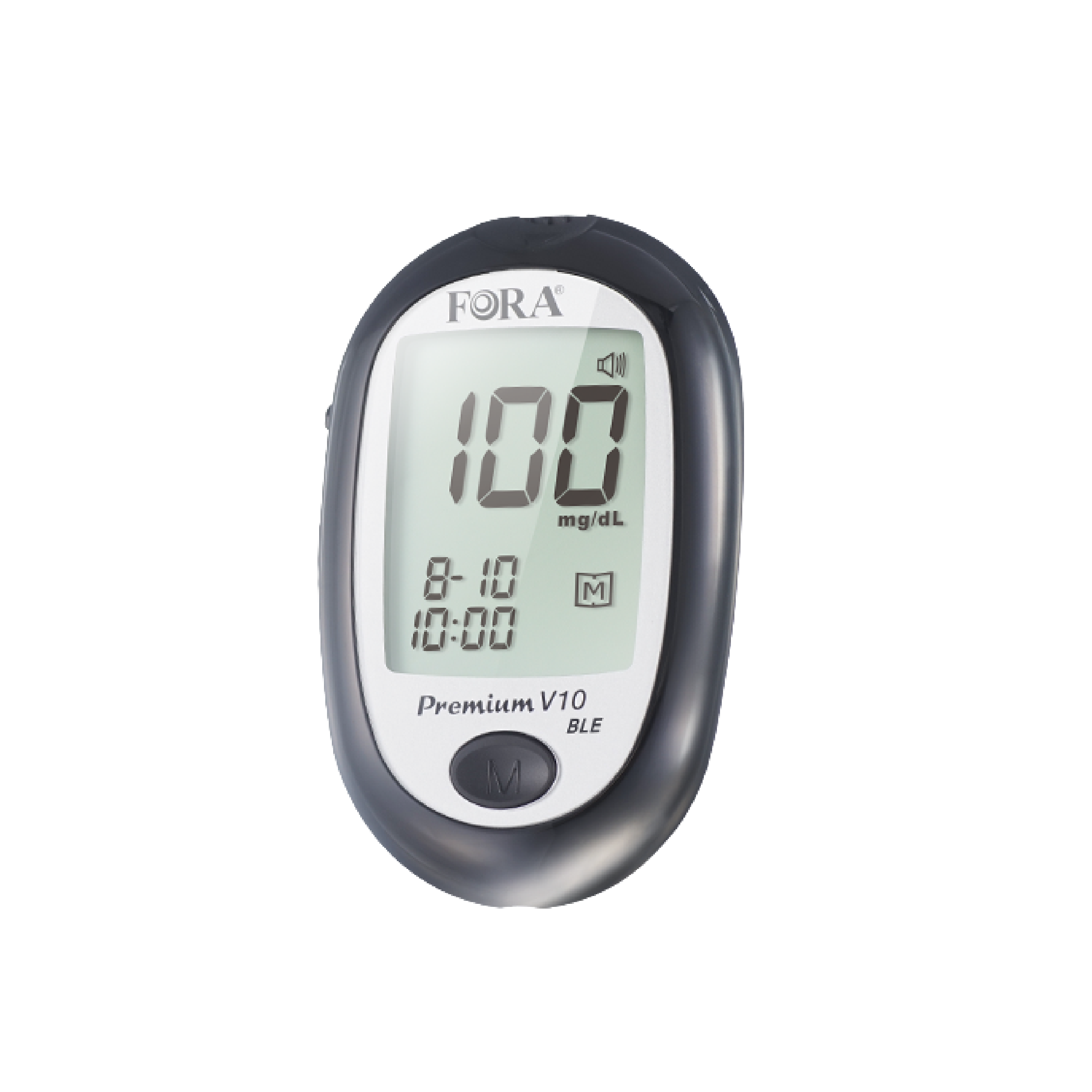 Fora Premium V10 BLE Talking Blood Glucose Meter, Bluetooth 4.0